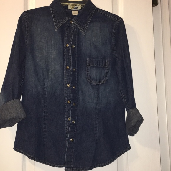 Old Navy Denim Shirt - Picture 1 of 4